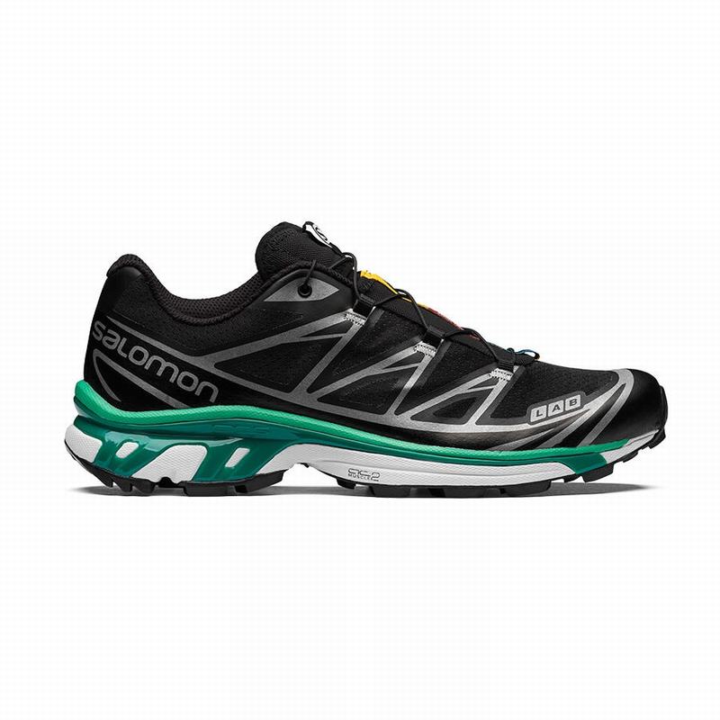 Chaussures De Trail Running Salomon Homme Noir / Blanche - Salomon XT-6 - France (2304-PEWAO)